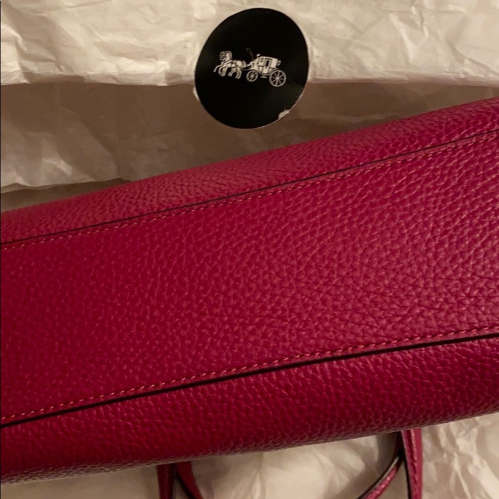 Coach pebble leather satchel - Picture 15 of 16